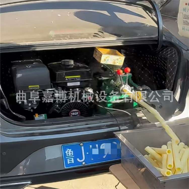 速控切断空心棒米棍机 摆摊大米玉米爆米花机 弯管杂粮泡筒米果