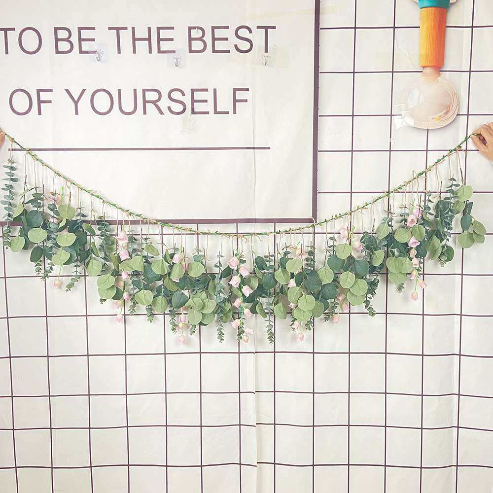 新款1.7m壁挂桉树叶尤加利铃兰橱窗展示派对场景装饰粉色铃兰装饰,玩具/童车/益智/积木/模型,遥控车升级件/零配件,淘宝优惠券,粉丝福利购,淘宝优惠卷