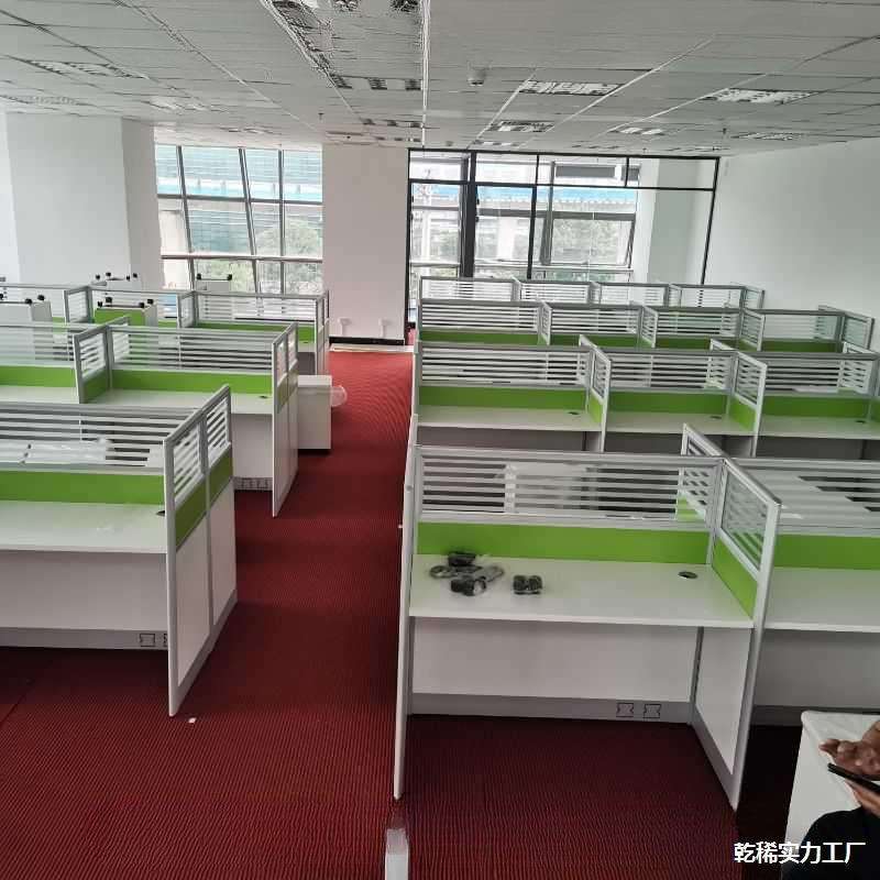 话务员电办公桌话务格子办公职员中介小屏风桌椅工位卡座间卡位销