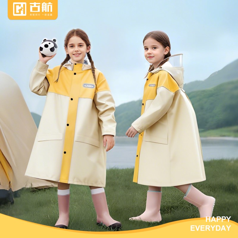 儿童雨衣男女童全身防暴雨t中小学生专用带书包位加厚雨披2025新