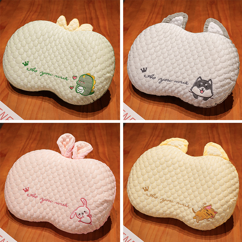 凉感冰豆豆记忆棉小号午睡枕办公室D学生趴睡神器儿童枕午觉午休