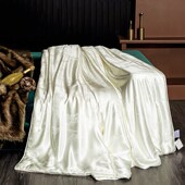 重磅提花真丝蚕丝被100%双宫桑蚕D丝被芯空调被春秋被高端丝绸被