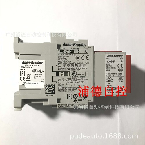 A-B交流接触器100S-C12EJ32C原装进口100-C12E*10+100S-F