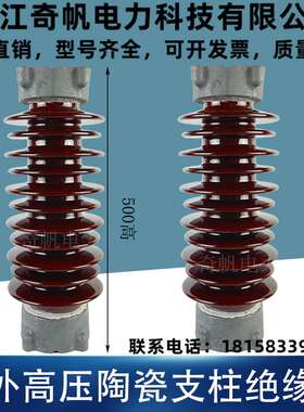 陶瓷支柱绝缘子ZSW-35/4/6/835KV支撑瓷瓶500高防污560高防污型