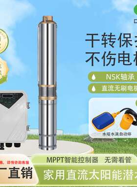 太阳能水泵  出口直流潜水泵  微型太阳能光伏水泵 solar pump