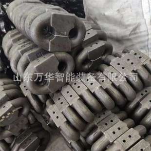 矿用锯齿环扁平接链环开口式大肚子连接环刮板机配件链条连接环