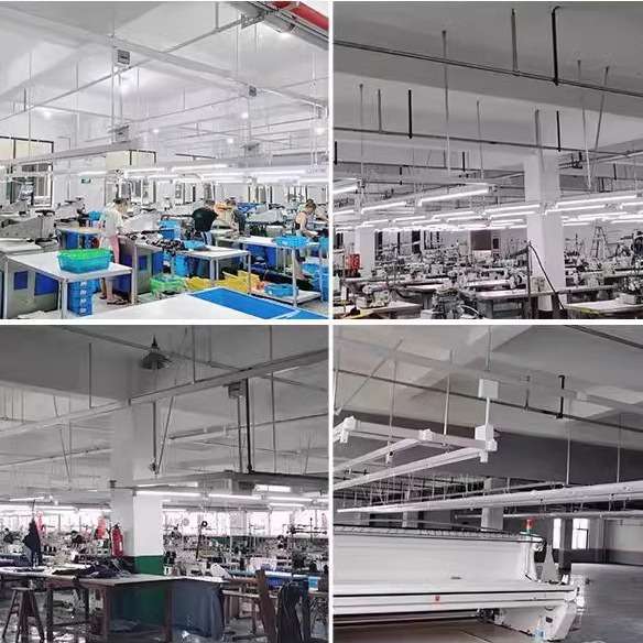 服装厂照明母线槽缝纫车间照明灯架流水线新型供电滑式桥架配件