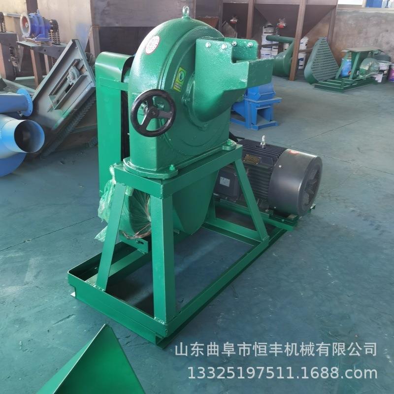 600型自吸式麦麸稻壳玉米粉碎机薏米荞麦桑叶磨粉机桂皮研磨机