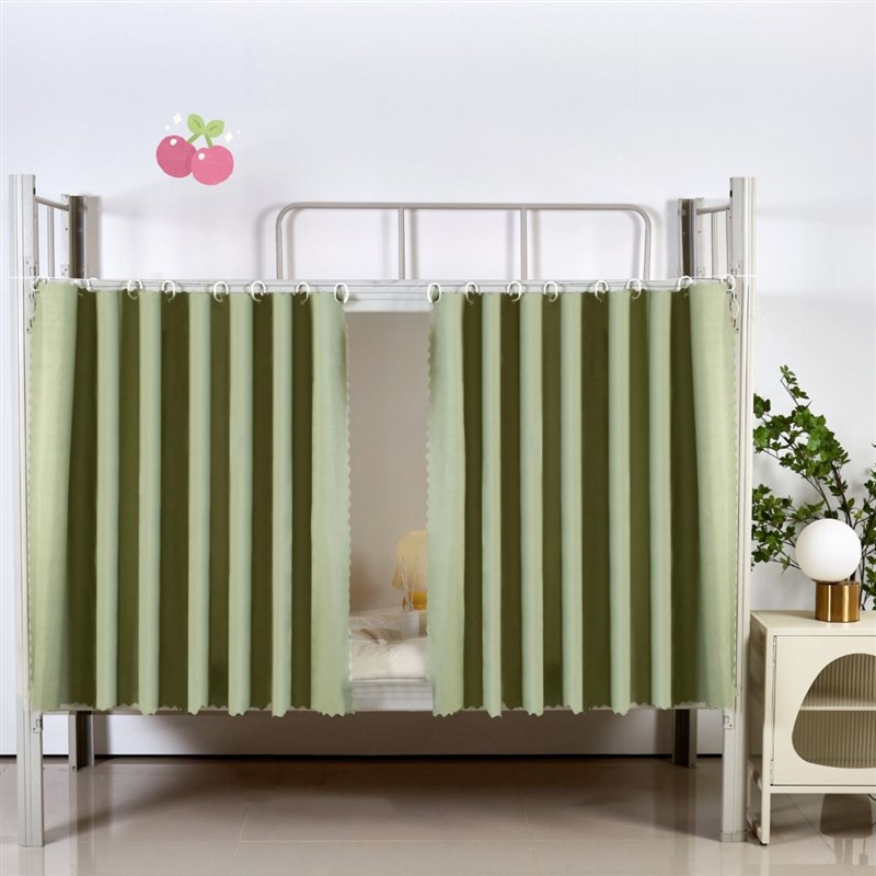 加厚强遮光床帘学生宿舍上下铺遮挡E布寝室下铺帘子围帘窗帘遮光