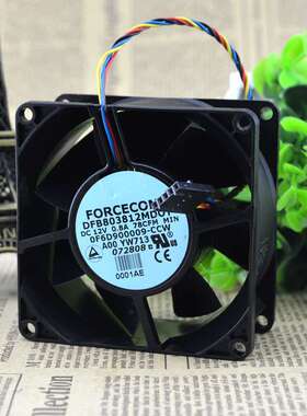 原装 富士康FORCECON 8038 DFB803812MDOT 12V 0.8A pwm散热风扇