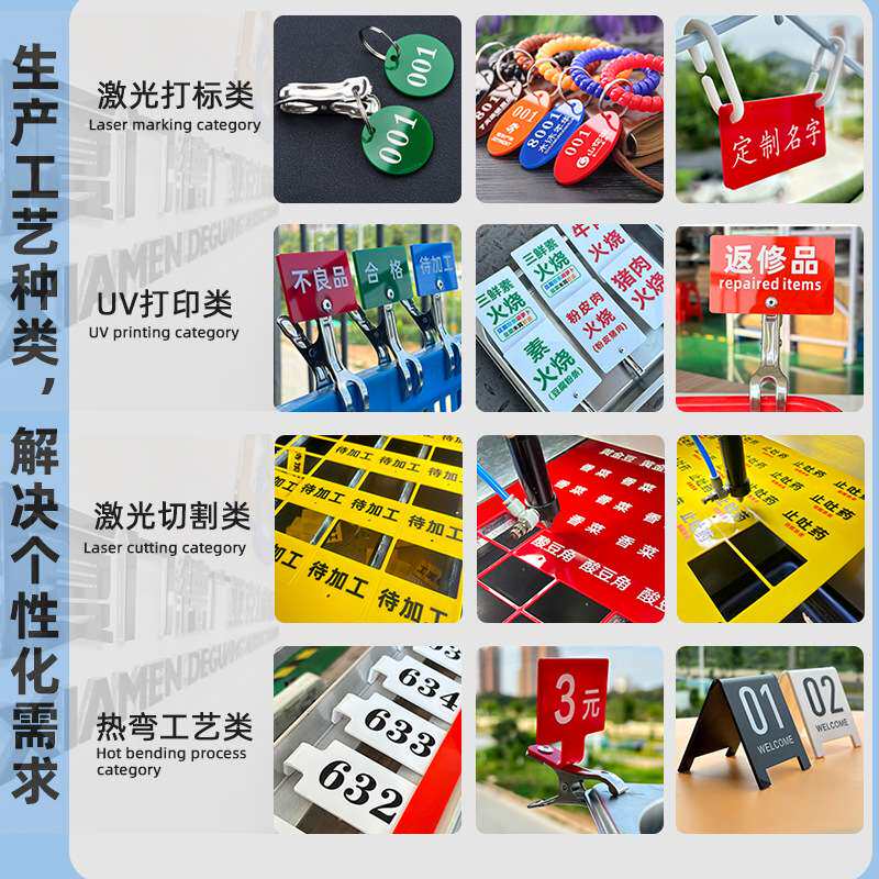 A4多层透明亚克力资料架报表箱设备点检表收纳盒挂式文件展示架