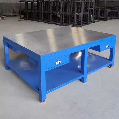 工作台飞模台维修模具钳工台省模重型操作台水磨钢板工装钢板桌子