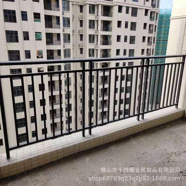 纯色装修护栏 简约铝合金耐腐蚀不易生锈家装窗台阳台小区护栏