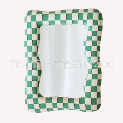 现代简约创意树脂相框格子相架样板房售楼处桌面床头柜软装饰品