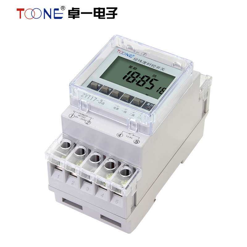 供应经纬度时控开关ZYT17-3A微电脑定时器路灯时间控制器定时开关