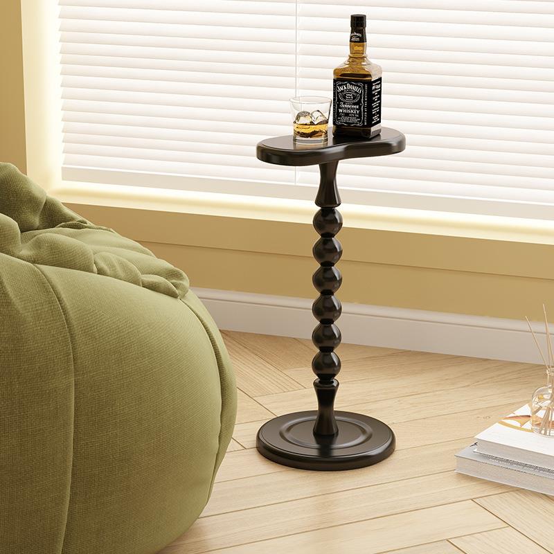 法式复古实木小茶几迷你沙发边几床头小桌子床边置物架角几可移动