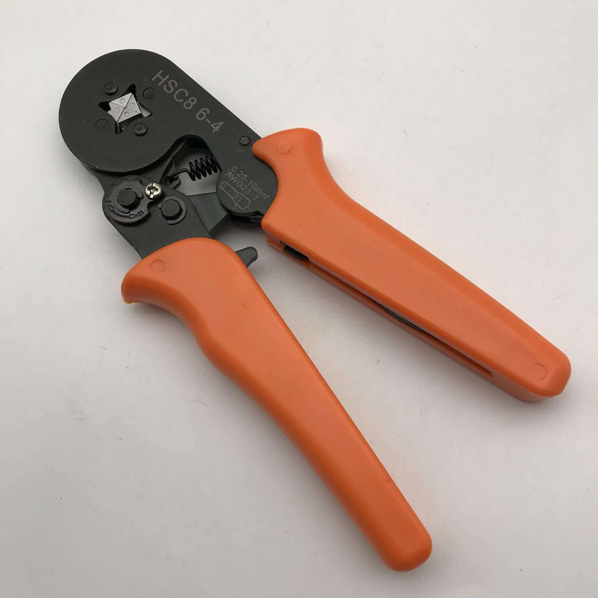 夹线钳压线钳压绝缘端子压钳手动多功能0.5-6平方钳子hsc8 6-4