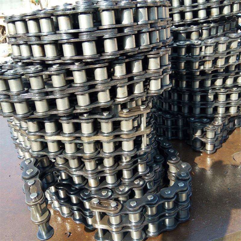 厂家供应16A20A32A-2双排传动链条工业套筒滚子链高强度链