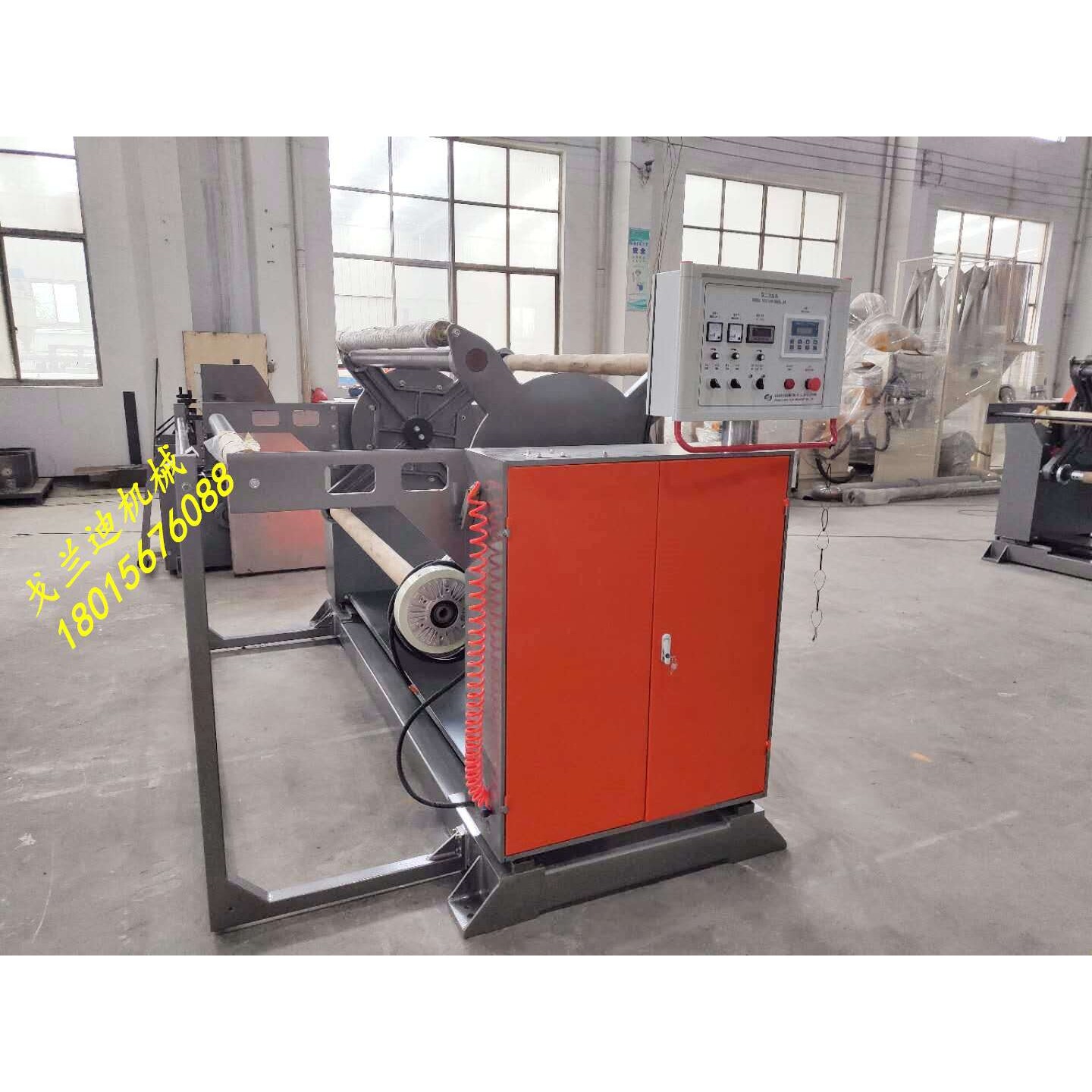 pvc片材收卷机双工位1400mm橡胶卷取机戈兰迪源头厂家直供