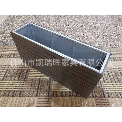 户外铝合金花箱长方形组合花槽阳台庭院种植箱露台防水花槽花盆