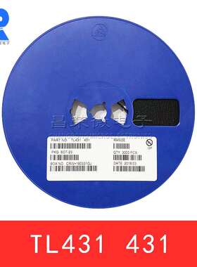 贴片三极管TL431 丝印431 SOT-23 0.5% 三端稳压管可控精密稳压源