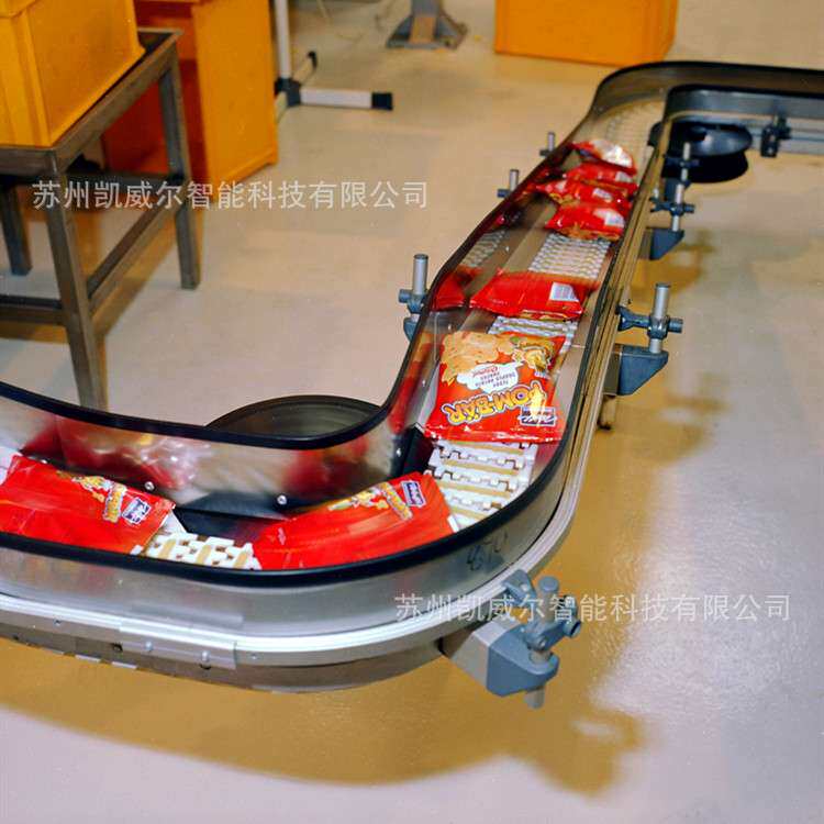 环线柔性输送带夹持提升塑料玻璃瓶子罐空桶纸箱垂直上下提升机