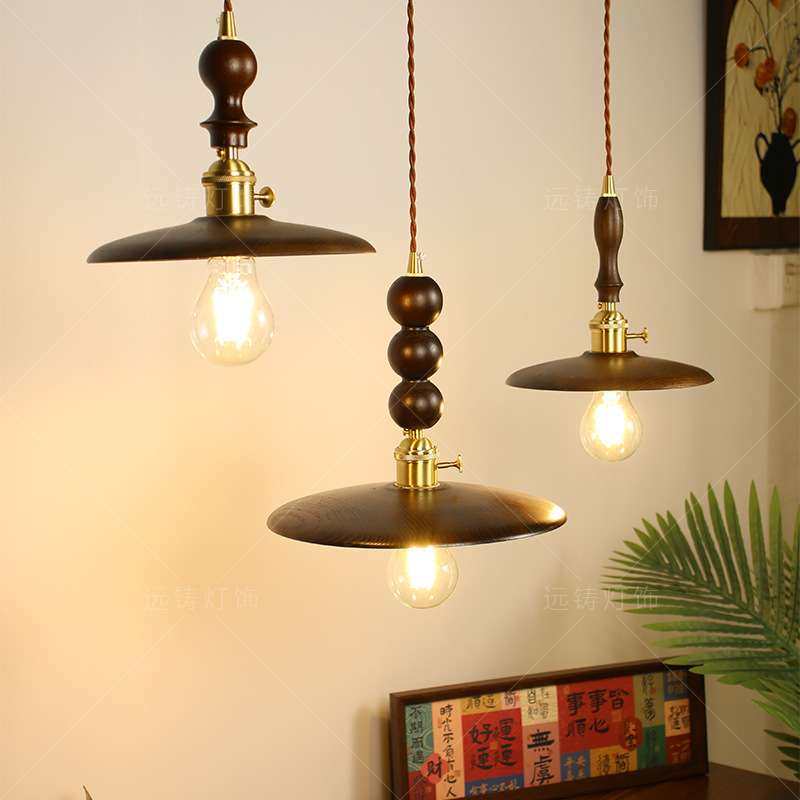 中古风黑胡桃木色怀旧复古卧室床头灯吧台餐厅灯酒馆民宿装饰吊灯,玩具/童车/益智/积木/模型,遥控车升级件/零配件,淘宝优惠券,粉丝福利购,淘宝优惠卷