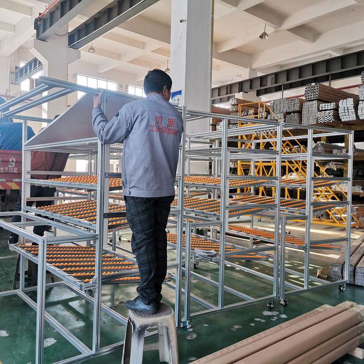 贝派铝型材 流水线设备框架方管西南工业用铝合金型材