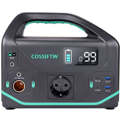 500W Output Power Station 150000 mAh LED Solar Power Generat
