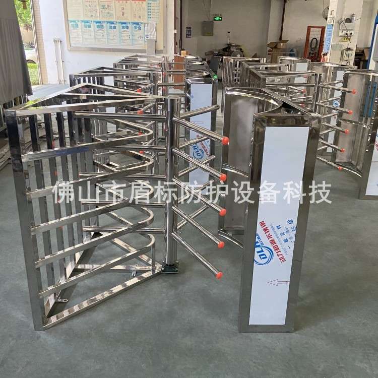 佛山工厂现货供应人行通道转闸 半高简易单向门 超市只进不出单门