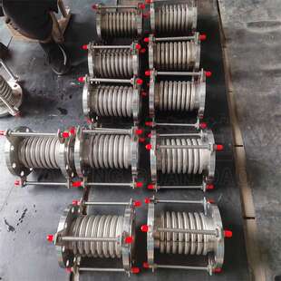 焊接式波纹补偿器 316L全不锈钢波纹膨胀节 金属软管安装