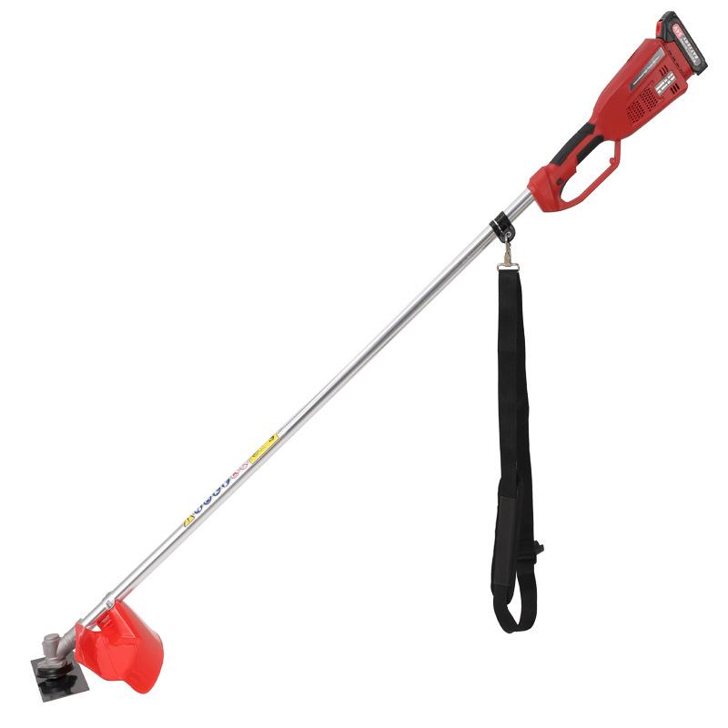 24伏电动割草机锂电除草机多功能小型家用手持锂电锄草机草坪修剪