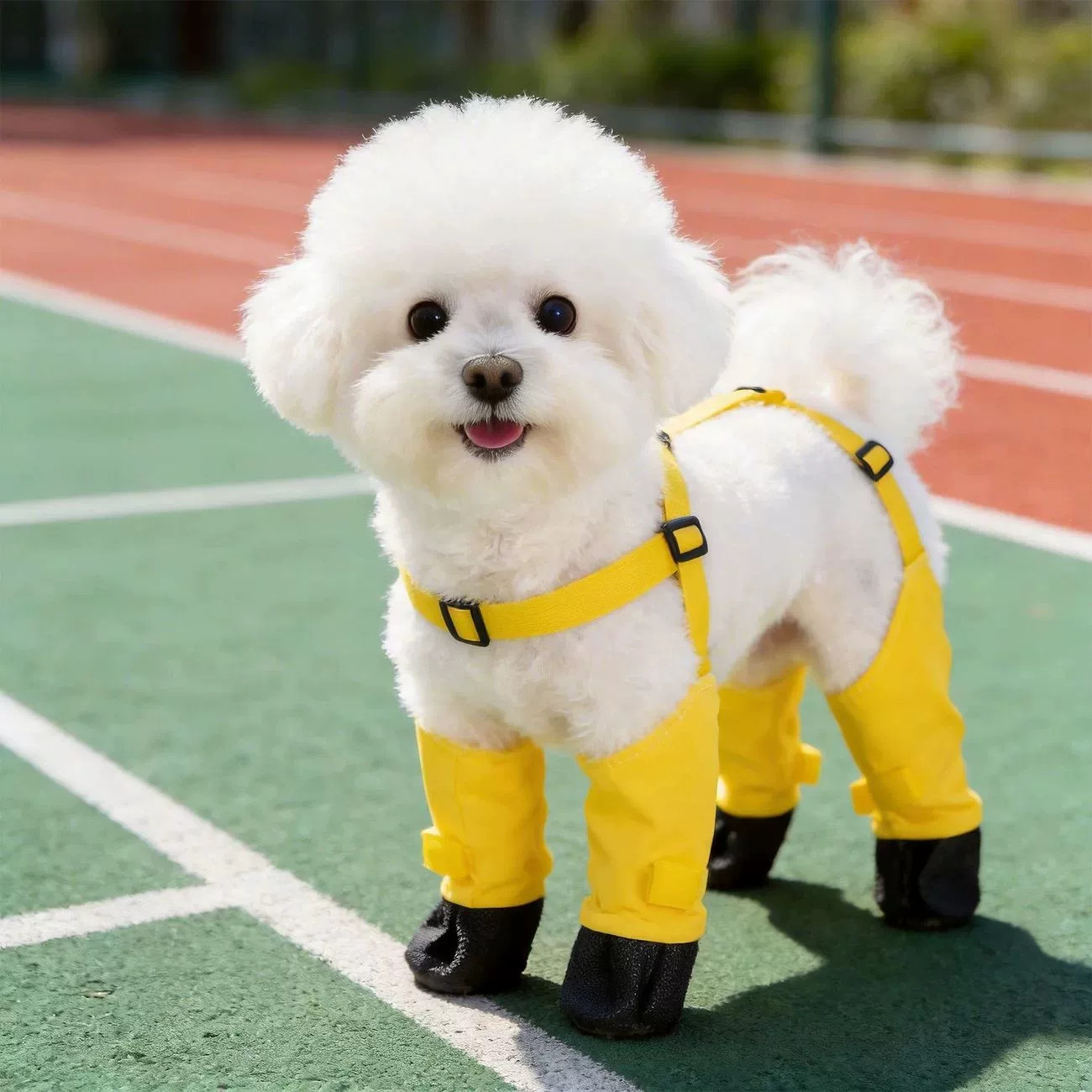 狗狗外出防脏衣服防污防尘连脚鞋