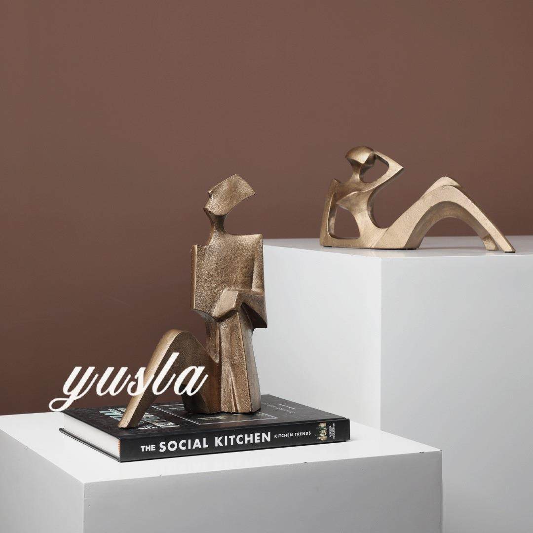 简约法式餐厅柜别墅样板间展厅摆件客厅电视柜酒柜玄关柜软装饰品