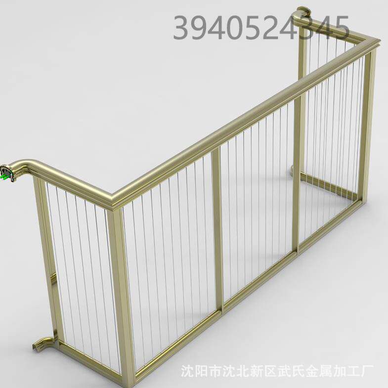 源头厂家 铝合金隐形护窗可定尺寸家用商用窗户栏杆防攀爬