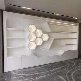 烤漆产品展示柜带灯公司展厅样品展示架荣誉墙陈列柜展柜直销