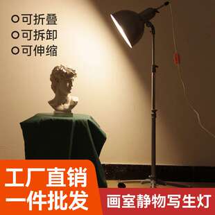 美术静物射灯小号铁合金可伸缩写生灯教室教具可移动素描景物灯