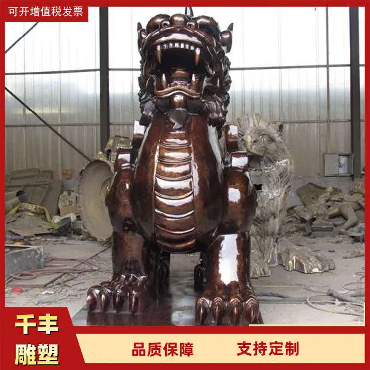 店铺供奉仿古瑞兽雕塑工艺品铜貔貅雕塑神兽动物铸铜雕塑摆件
