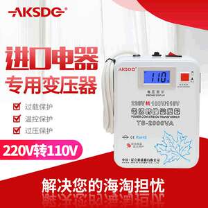 海淘电器电源转换电源3kva家用电器220V转110V/100V变压器