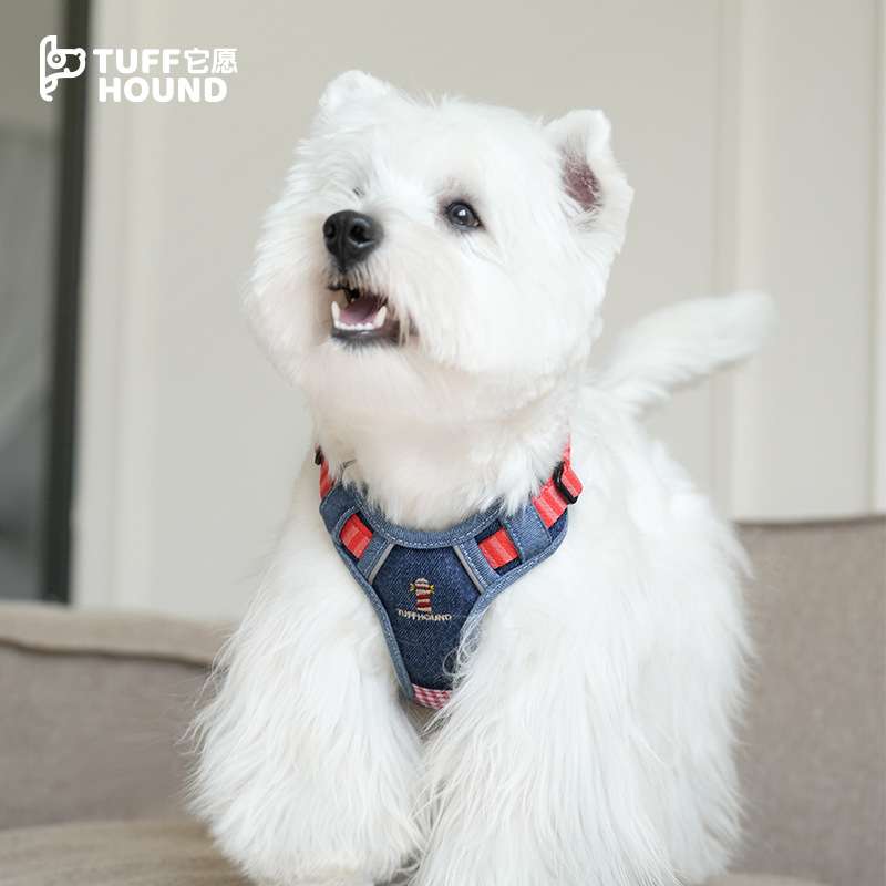 Tuffhound它愿狗狗防爆冲胸背带柯基牵引绳背心式遛狗绳