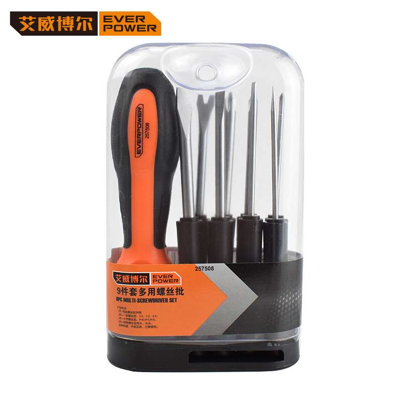 艾威博尔 9件套多用螺丝批 257508