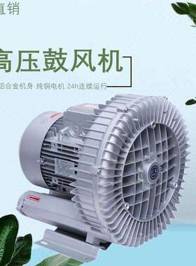 0.85kw单相旋涡环形工业高压鼓风机RB-51D-A1漩涡式气泵220V