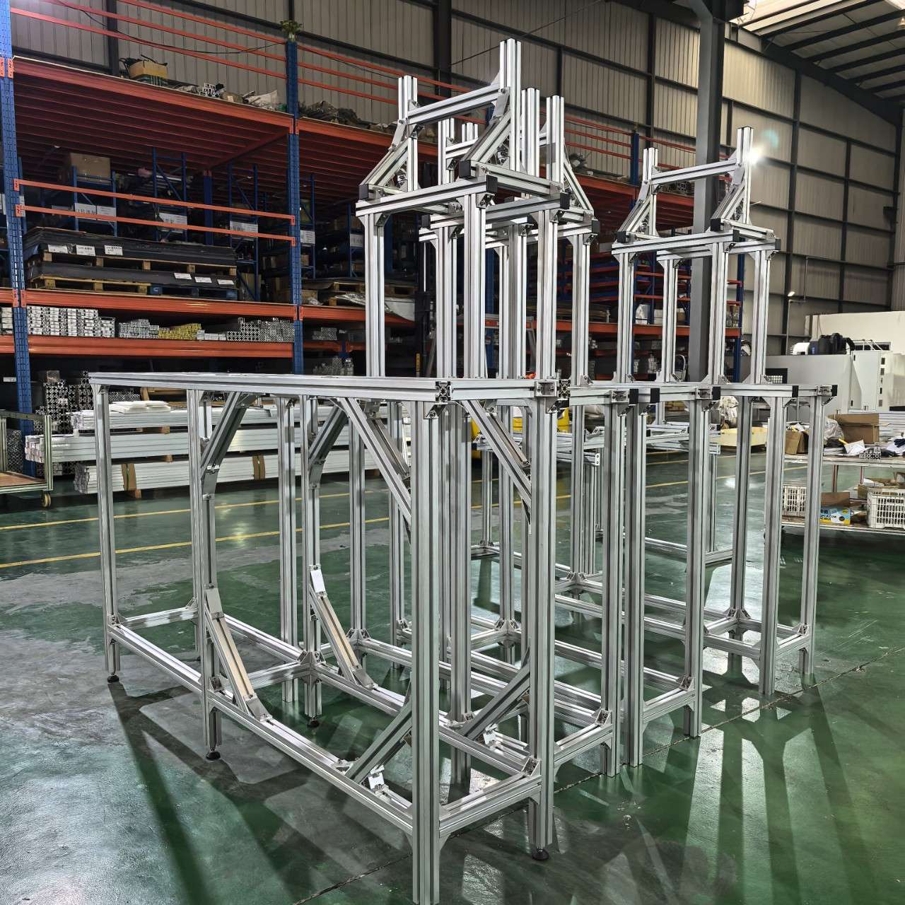成都工业铝型材设备机架自动化框架2040nl铝型材铝方管流水线厂家