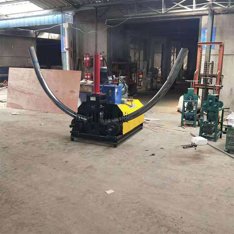 建筑工地方管圆管弯弧机 桥隧施工工字钢槽钢弯拱机 方管弯弧机