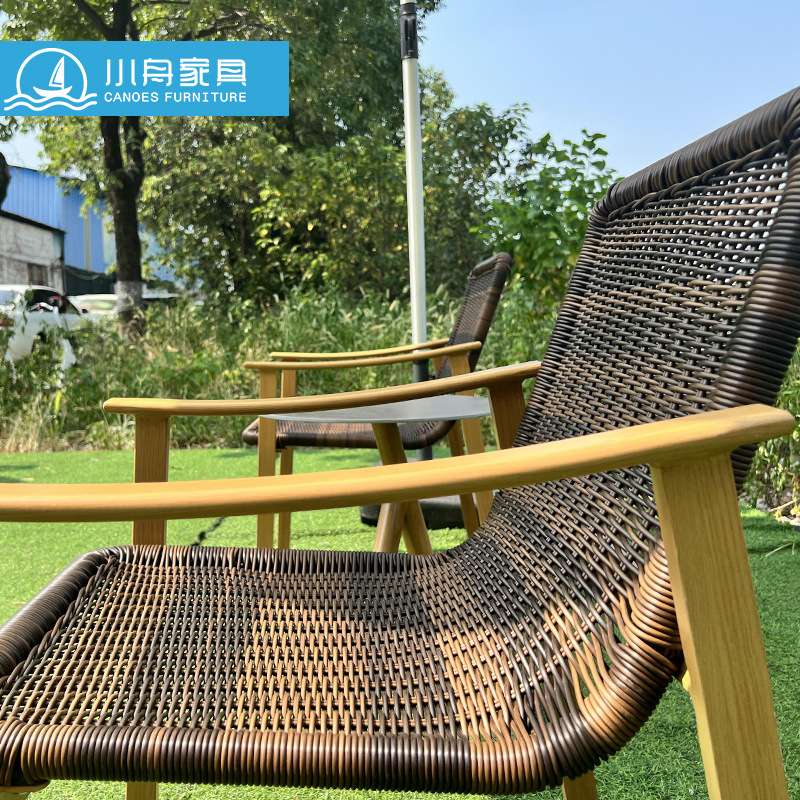 户外藤编桌椅组合室外庭院花园天台露天露台防水防晒休闲藤艺椅子