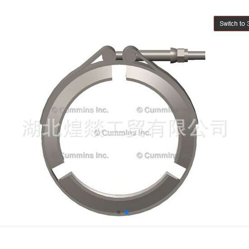 供应康明斯QSK60柴油发动机总成发动机排气管卡子卡箍3089765