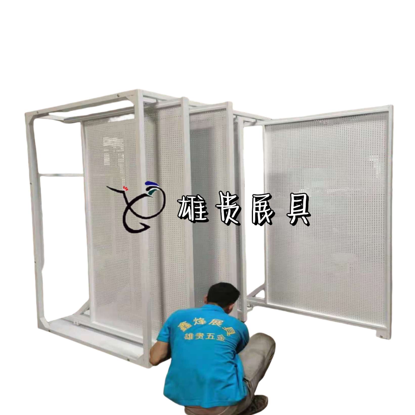 画框展示架 洞洞板挂画架 影楼饰品收纳柜