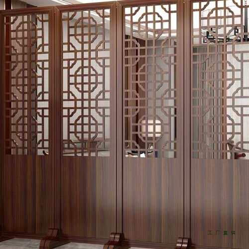 屏风隔断客厅折叠移动现代中式玄关客厅卧室屏风墙实木办公室装饰