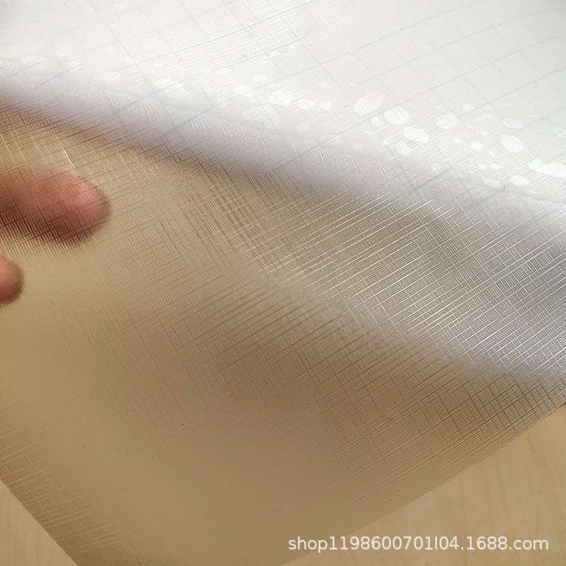 PVC冷裱十字膜 布纹膜十字纹透明自粘影楼装饰画保护膜
