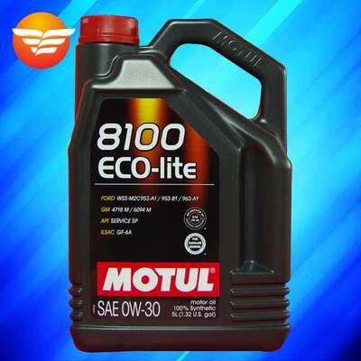 摩特 8100 ECO-LITE 0W-30 5升 GF-6B SP认证 进口酯类全合成机油
